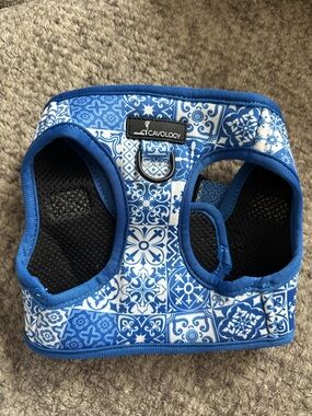 Cavology - Dog Vest Step-in Harness (Blue Tiles Lisbon)